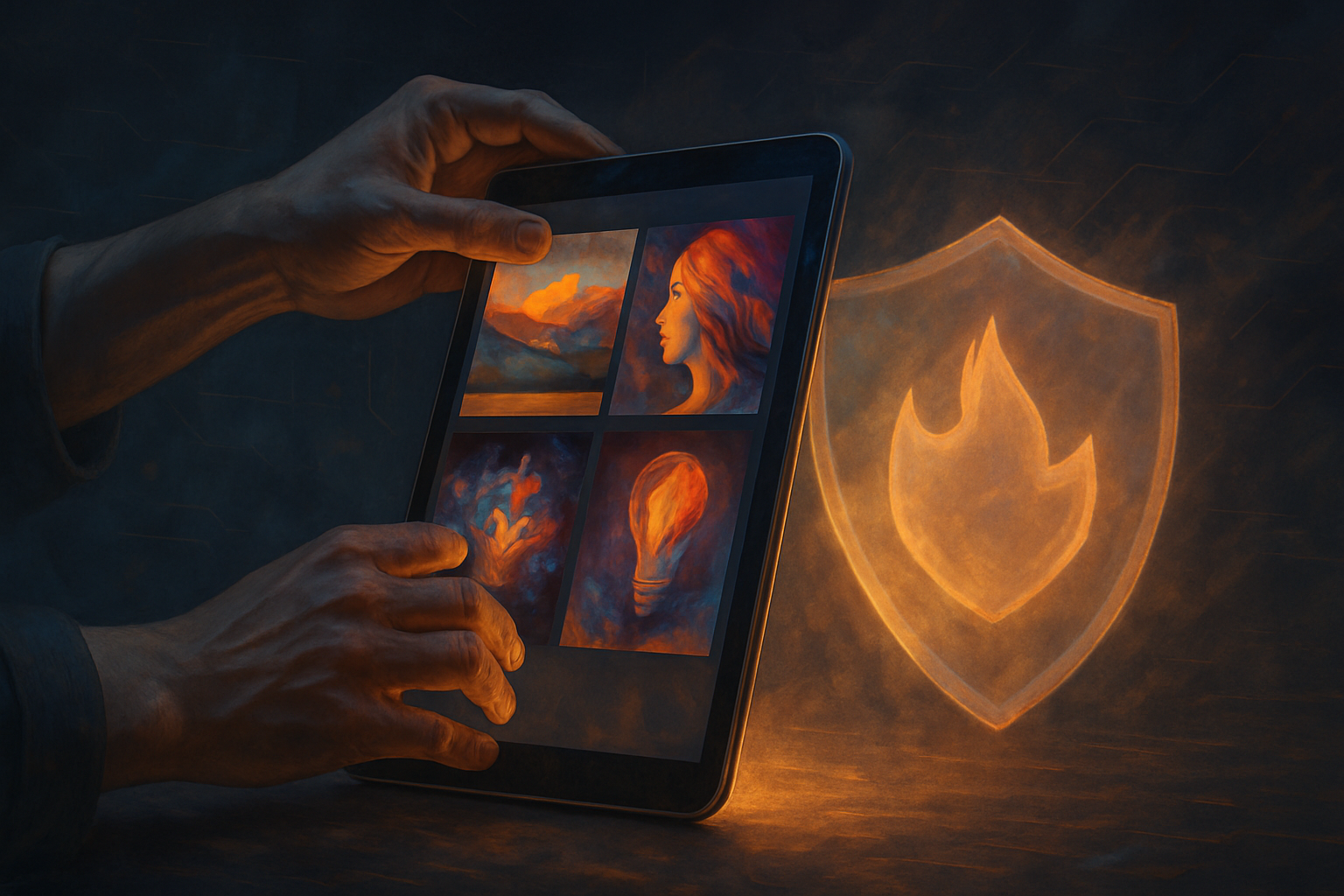 Как художнику защитить личные номера: размещаем портфолио безопасно